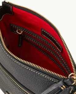 Pebble Grain Small Tassel Crossbody Black Black 6 Pebble Grain Small Tassel Crossbody Black Black -Florentine Shop B2276G AWBLPABL ALT2 1