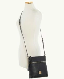 Pebble Grain Small Tassel Crossbody Black Black 7 Pebble Grain Small Tassel Crossbody Black Black -Florentine Shop B2276G AWBLPABL ALT4 1