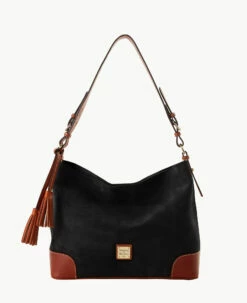 Suede Large Sac Black
