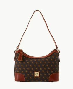 Gretta Large Shoulder Bag Brown Tmoro -Florentine Shop B2289G NGBMPATN 2