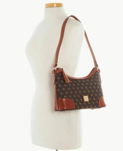 Gretta Large Shoulder Bag Brown Tmoro -Florentine Shop B2289G NGBMPATN ALT4