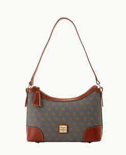 Gretta Large Shoulder Bag Brown Tmoro -Florentine Shop B2289G NGSLPATN