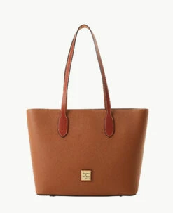 Pebble Grain Tote Caramel