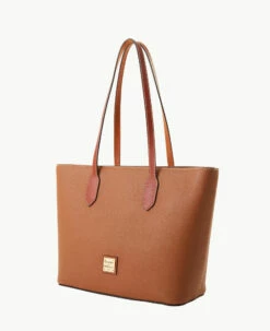 Pebble Grain Tote Caramel 2 Pebble Grain Tote Caramel -Florentine Shop B2320G AWCAPATN ALT1