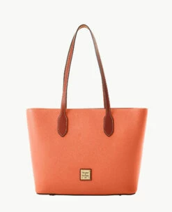 Pebble Grain Tote Caramel 17 Pebble Grain Tote Caramel -Florentine Shop B2320G AWCRPATN