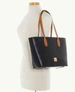Wexford Leather Tote Black -Florentine Shop B2320G JKBLPANA ALT4 1