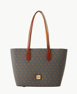 Gretta Tote Brown Tmoro 16 Gretta Tote Brown Tmoro -Florentine Shop B2320G NGSLPATN
