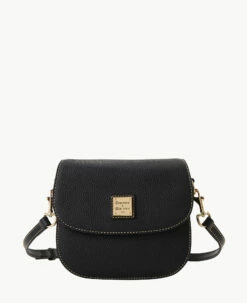 Pebble Grain Saddle Bag Wine -Florentine Shop B2323G AWBLPABL