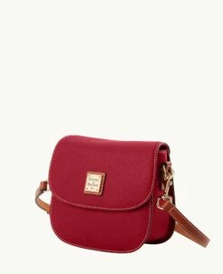 Pebble Grain Saddle Bag Wine -Florentine Shop B2323G AWWNPATN ALT1 1