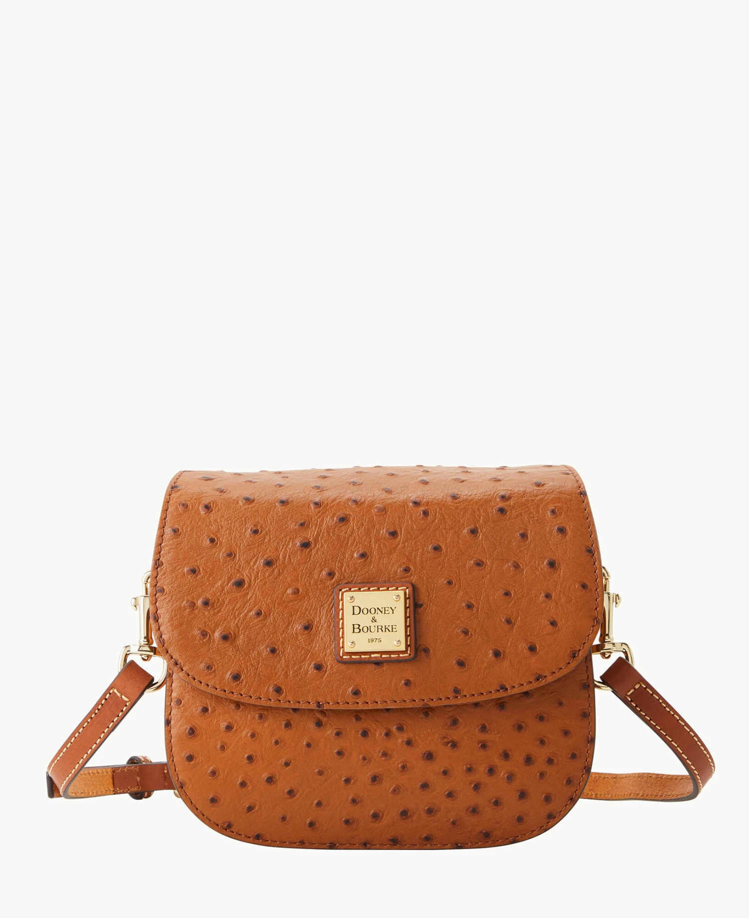 Ostrich Saddle Bag Sand Ostrich Saddle Bag Sand -Florentine Shop B2323G OTCAPAKR