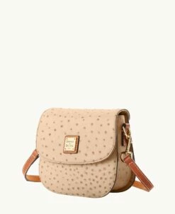 Ostrich Saddle Bag Sand 8 Ostrich Saddle Bag Sand -Florentine Shop B2323G OTSDPAKR ALT1 1