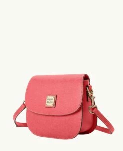 Saffiano Saddle Bag Bubble Gum 8 Saffiano Saddle Bag Bubble Gum -Florentine Shop B2323G SIBZSIBZ ALT1 1
