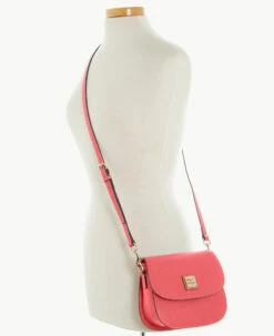 Saffiano Saddle Bag Bubble Gum 5 Saffiano Saddle Bag Bubble Gum -Florentine Shop B2323G SIBZSIBZ ALT4