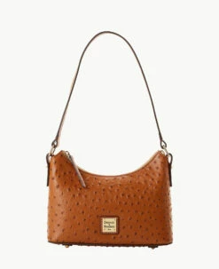 Ostrich Baguette Black -Florentine Shop B2324G OTCAPAKR