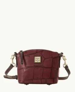 Denison Mini Domed Crossbody Bordeaux -Florentine Shop B2325G 8DBXPABM 1