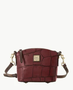 Denison Mini Domed Crossbody Bordeaux -Florentine Shop B2325G 8DBXPABM 2