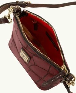Denison Mini Domed Crossbody Bordeaux -Florentine Shop B2325G 8DBXPABM ALT2 1