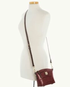 Denison Mini Domed Crossbody Bordeaux -Florentine Shop B2325G 8DBXPABM ALT4 1