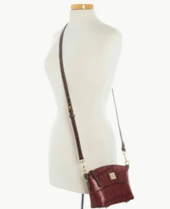Denison Mini Domed Crossbody Bordeaux -Florentine Shop B2325G 8DBXPABM ALT4