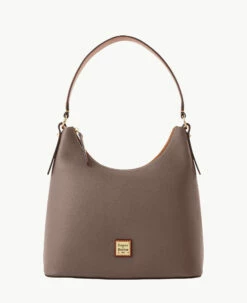 Pebble Grain Hobo Olive -Florentine Shop B2326G AWELPATN