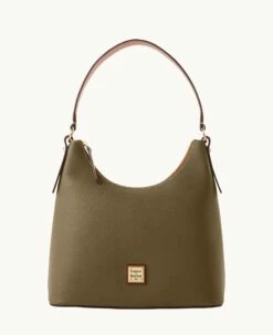 Pebble Grain Hobo Olive -Florentine Shop B2326G AWOLPATN 1