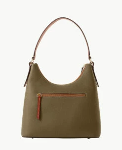 Pebble Grain Hobo Olive -Florentine Shop B2326G AWOLPATN ALT3