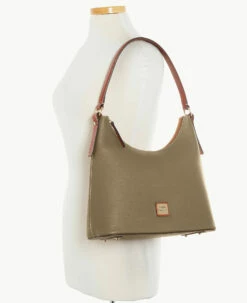 Pebble Grain Hobo Olive -Florentine Shop B2326G AWOLPATN ALT4