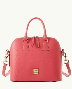 Saffiano Satchel Bubble Gum 5 Saffiano Satchel Bubble Gum -Florentine Shop B2329G SIBZSIBZ 1