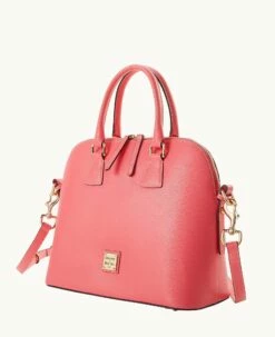 Saffiano Satchel Bubble Gum 6 Saffiano Satchel Bubble Gum -Florentine Shop B2329G SIBZSIBZ ALT1 1