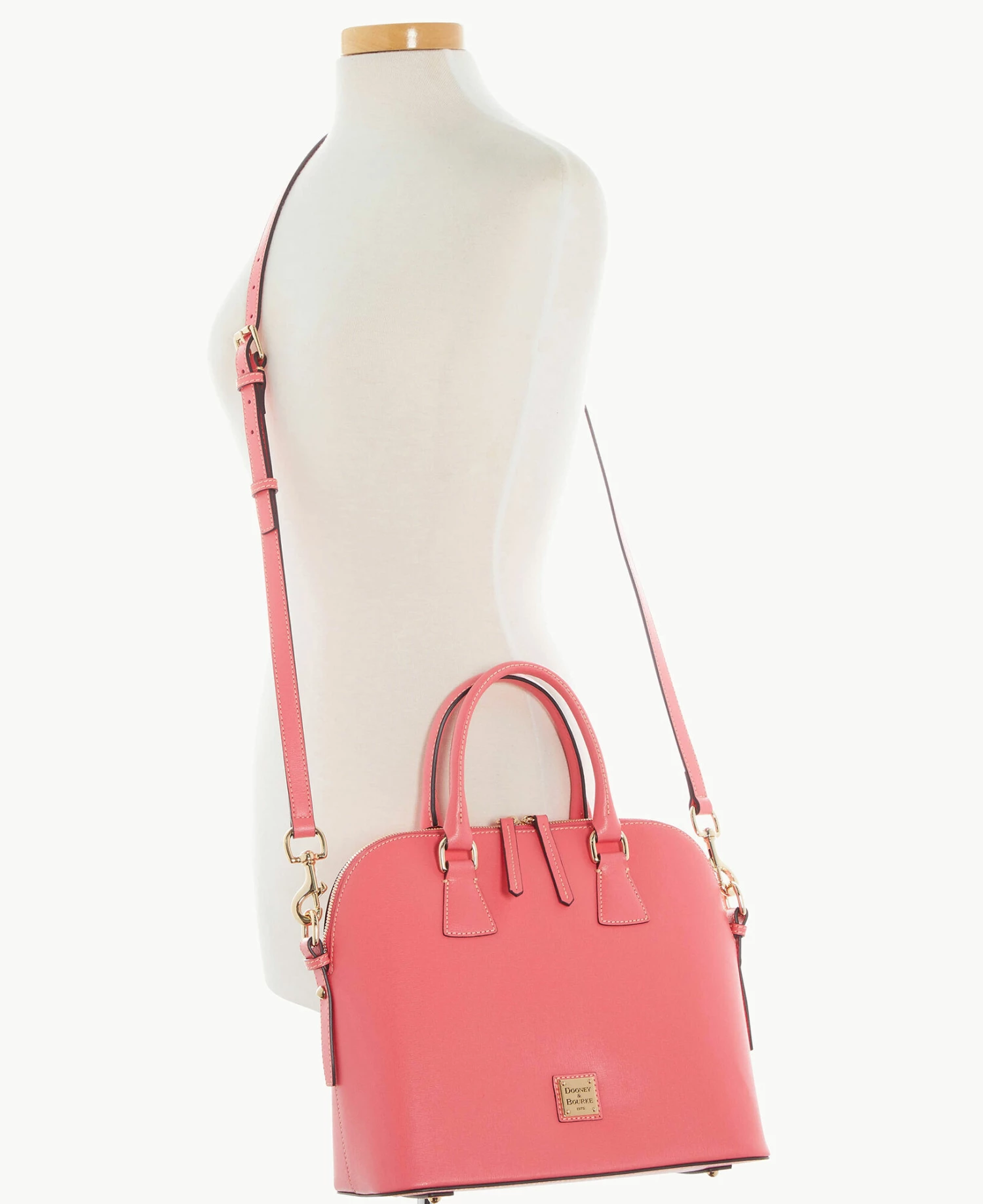 Saffiano Satchel Bubble Gum Saffiano Satchel Bubble Gum -Florentine Shop B2329G SIBZSIBZ ALT4