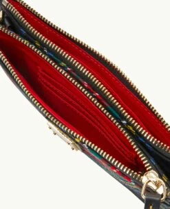 Tartan Large Bella Crossbody Black -Florentine Shop B2335G TTBLPABL ALT2 1