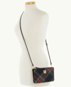 Tartan Large Bella Crossbody Black -Florentine Shop B2335G TTBLPABL ALT4 1