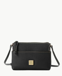 Pebble Grain Katie Crossbody Black -Florentine Shop B2340G AWBLPABL
