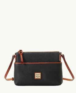 Pebble Grain Katie Crossbody Black -Florentine Shop B2340G AWBLPATN 1