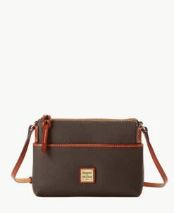 Pebble Grain Katie Crossbody Black -Florentine Shop B2340G AWBMPATN