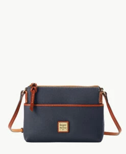 Pebble Grain Katie Crossbody Black -Florentine Shop B2340G AWMDPATN