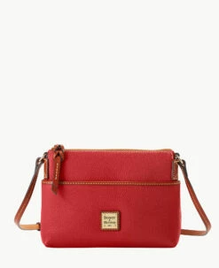 Pebble Grain Katie Crossbody Black -Florentine Shop B2340G AWRDPATN