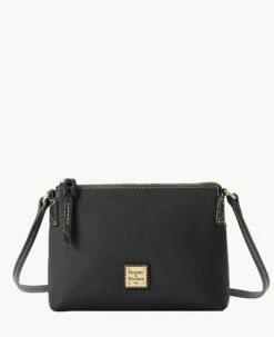 Pebble Grain Rosie Crossbody Caramel -Florentine Shop B2341G AWBLPABL