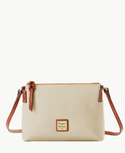 Pebble Grain Rosie Crossbody Caramel -Florentine Shop B2341G AWBOPATN