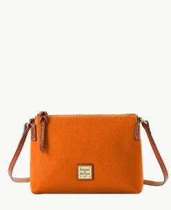 Pebble Grain Rosie Crossbody Caramel -Florentine Shop B2341G AWCEPATN