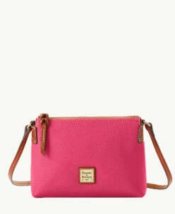 Pebble Grain Rosie Crossbody Caramel -Florentine Shop B2341G AWHPPATN