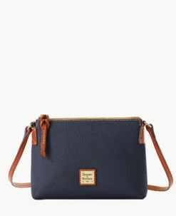 Pebble Grain Rosie Crossbody Caramel -Florentine Shop B2341G AWMDPATN