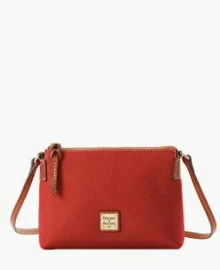 Pebble Grain Rosie Crossbody Caramel -Florentine Shop B2341G AWRDPATN