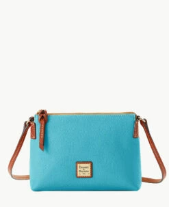 Pebble Grain Rosie Crossbody Caramel -Florentine Shop B2341G AWSBPATN
