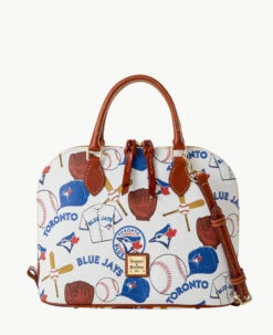 MLB Blue Jays Zip Zip Satchel BLUE JAYS