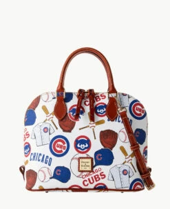 MLB Cubs Zip Zip Satchel CUBS