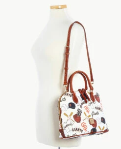 MLB Giants Zip Zip Satchel GIANTS -Florentine Shop B2343G QUMWPATNGINT ALT4