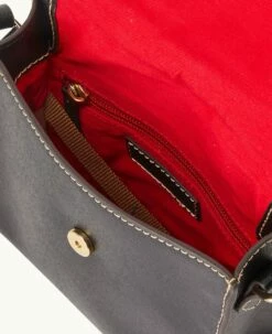 Saffiano Letter Carrier Black 7 Saffiano Letter Carrier Black -Florentine Shop B2345G SIBLSIBL ALT2 1