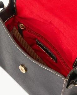 Saffiano Letter Carrier Black 2 Saffiano Letter Carrier Black -Florentine Shop B2345G SIBLSIBL ALT2