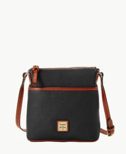 Pebble Grain Small Everyday Crossbody Black